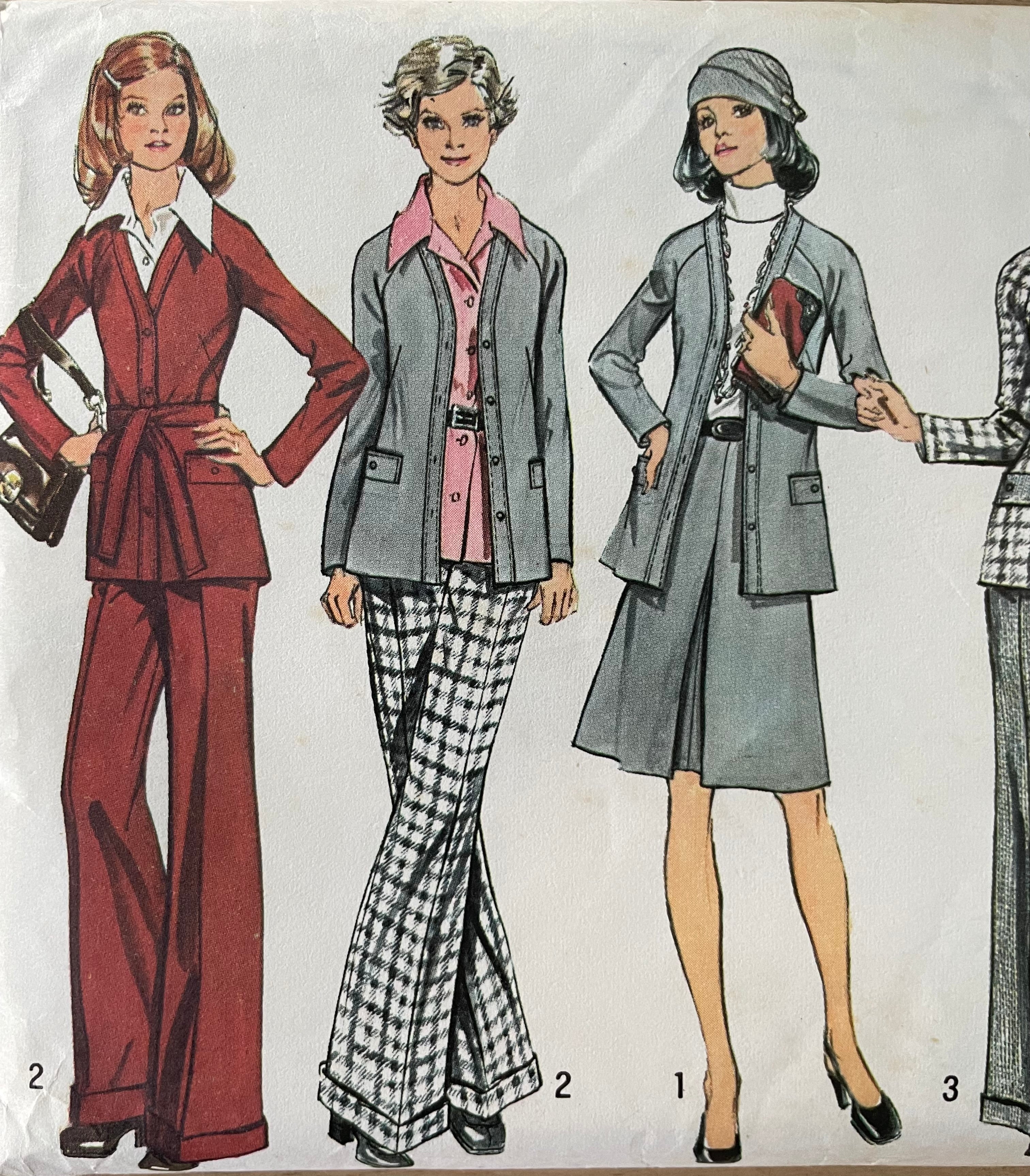 Simplicity 5921 Womens Size 12 Jacket Skirt Trousers