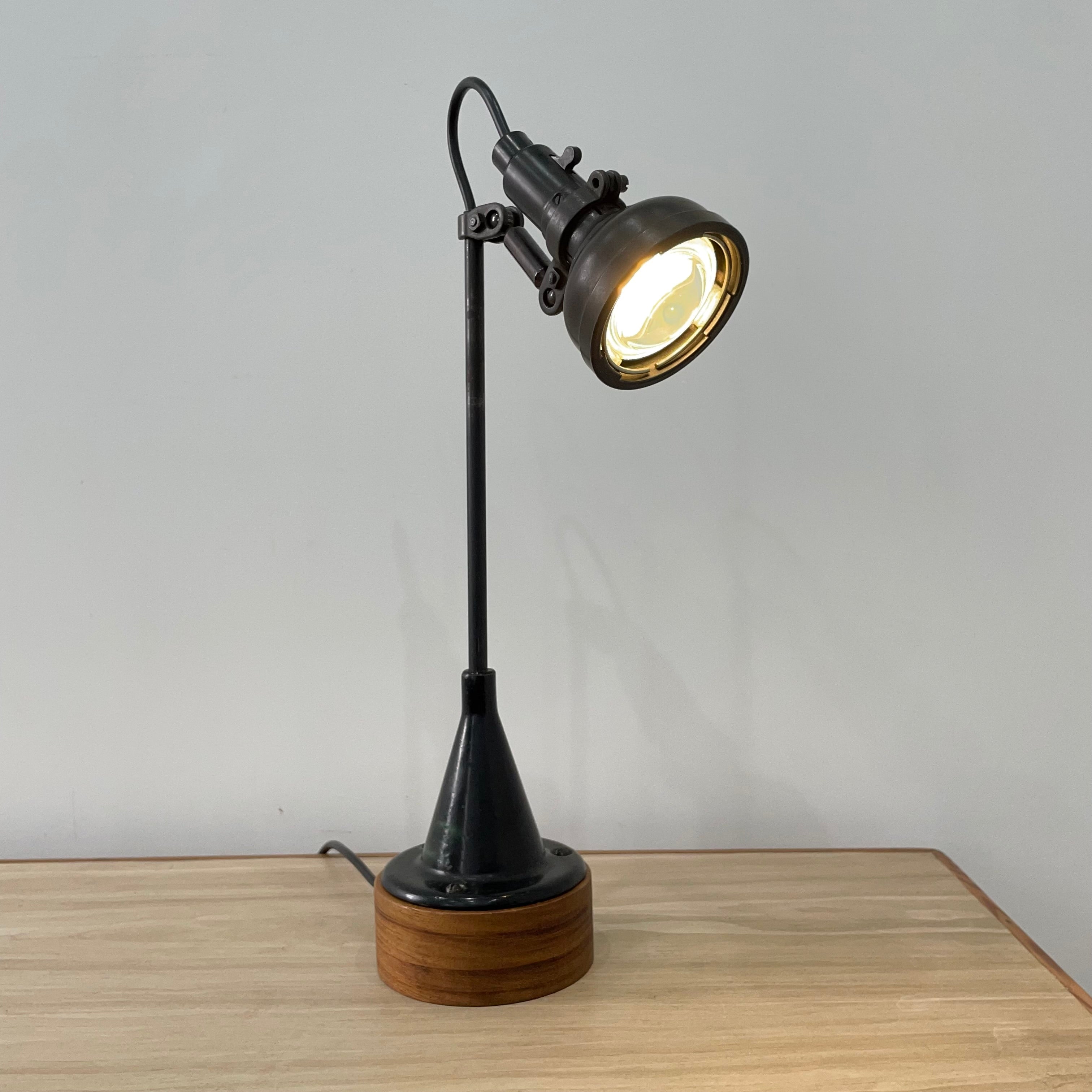 Singer SLF-2 Simanco Lamp – Rewired & Earthed – Working