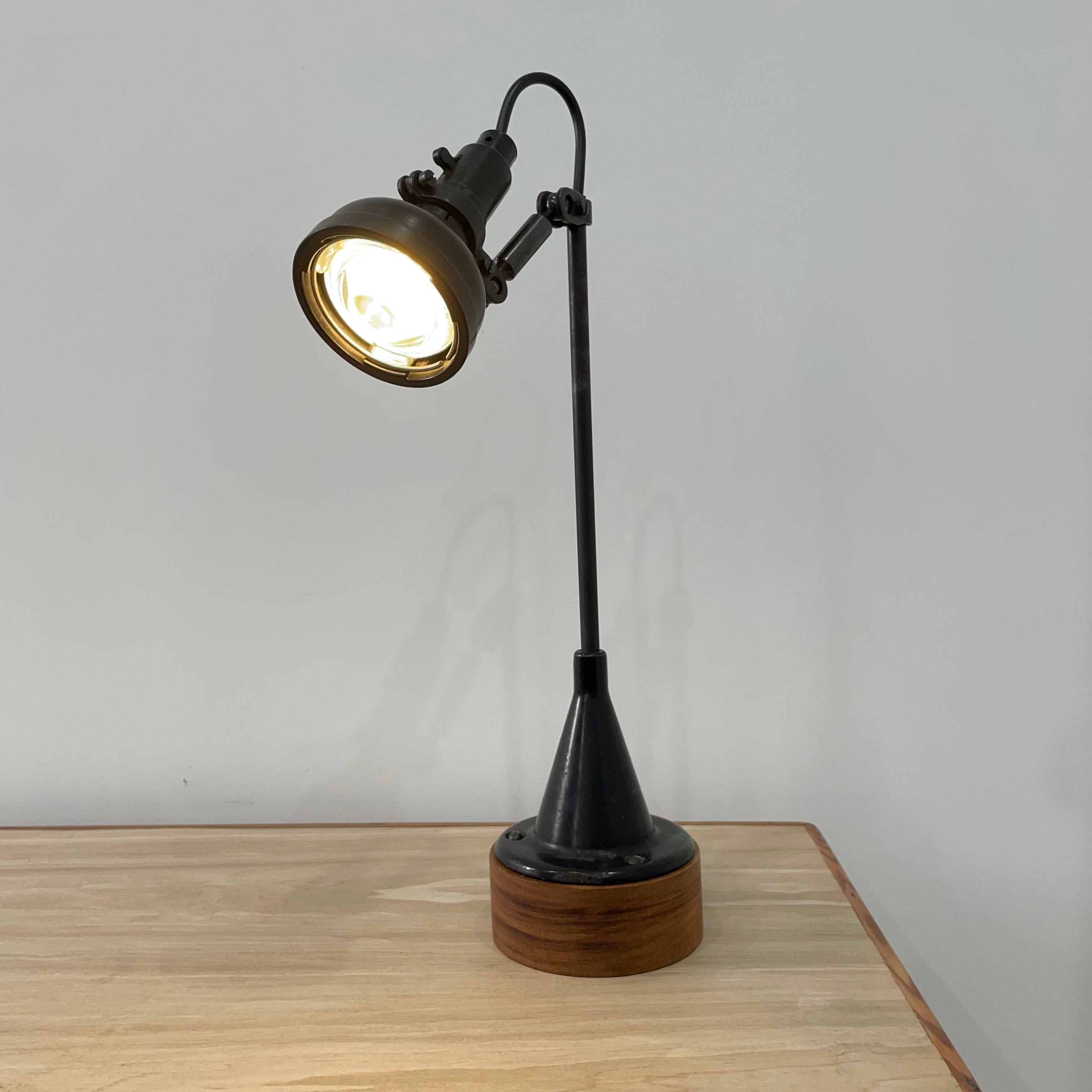 Singer SLF-2 Simanco Lamp – Rewired & Earthed – Working