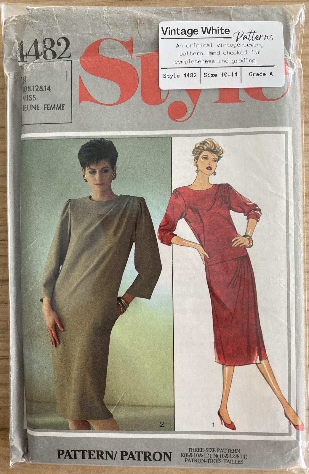 Style 4482 Womens Size 10-14 Dress FF