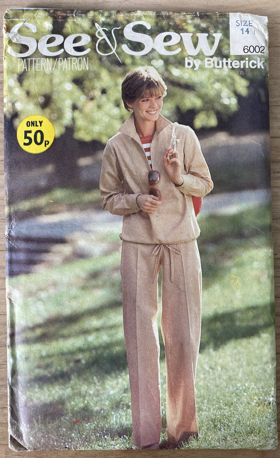 See &amp; Sew Butterick 6002 Womens Size 14 Top Trousers *