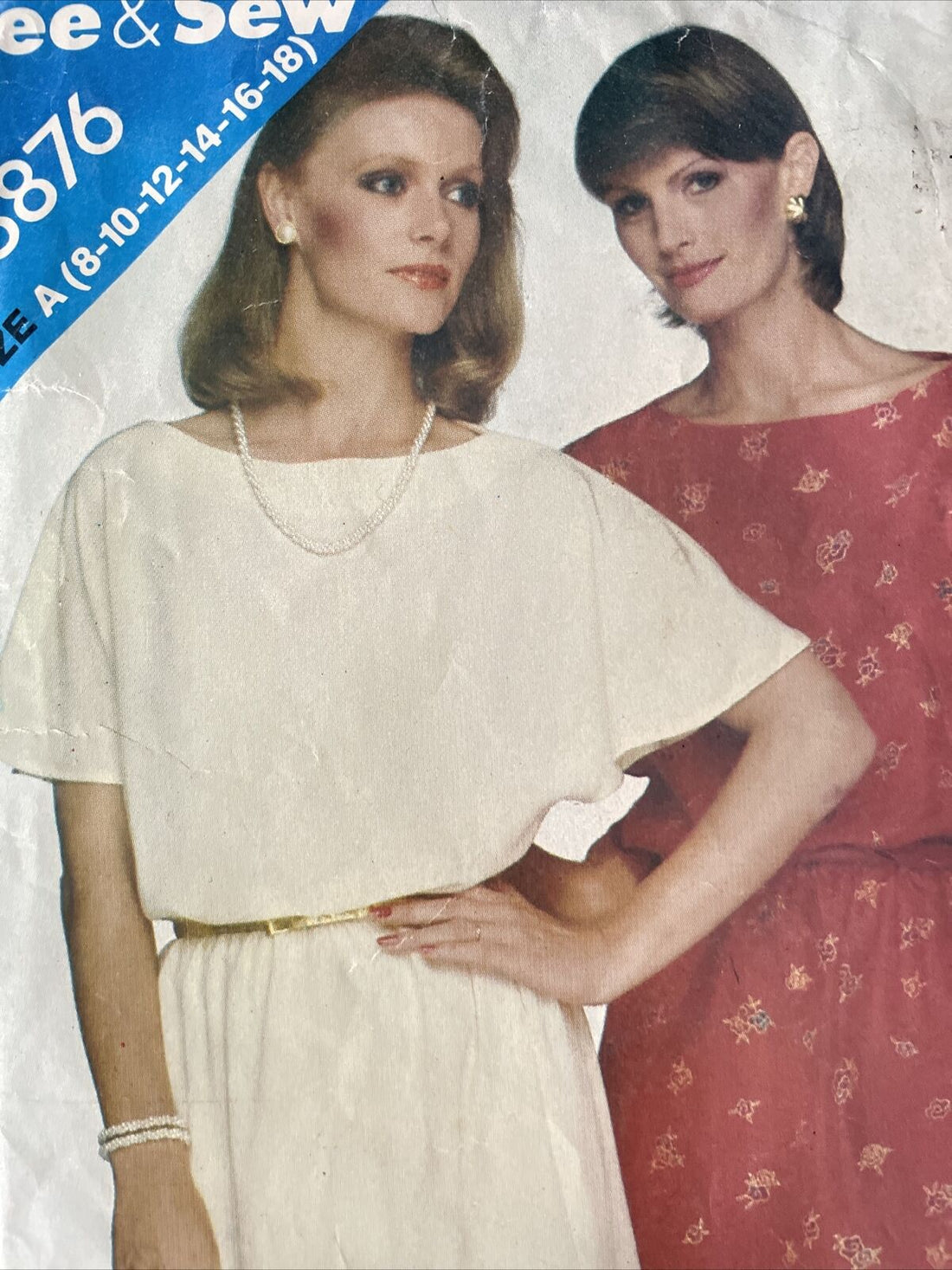See &amp; Sew 3876 Womens Size 8-12 Dress *