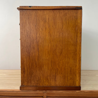 Antique Morris &amp; Yeomans Needle Haberdashery Cabinet