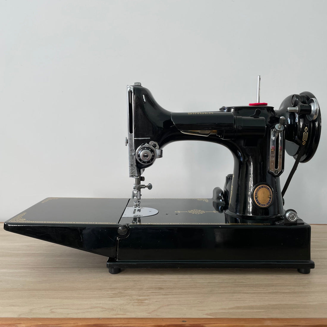 Singer 221K Featherweight Sewing Machine – 1951 Centennial Edition – With Case &amp; Accessories