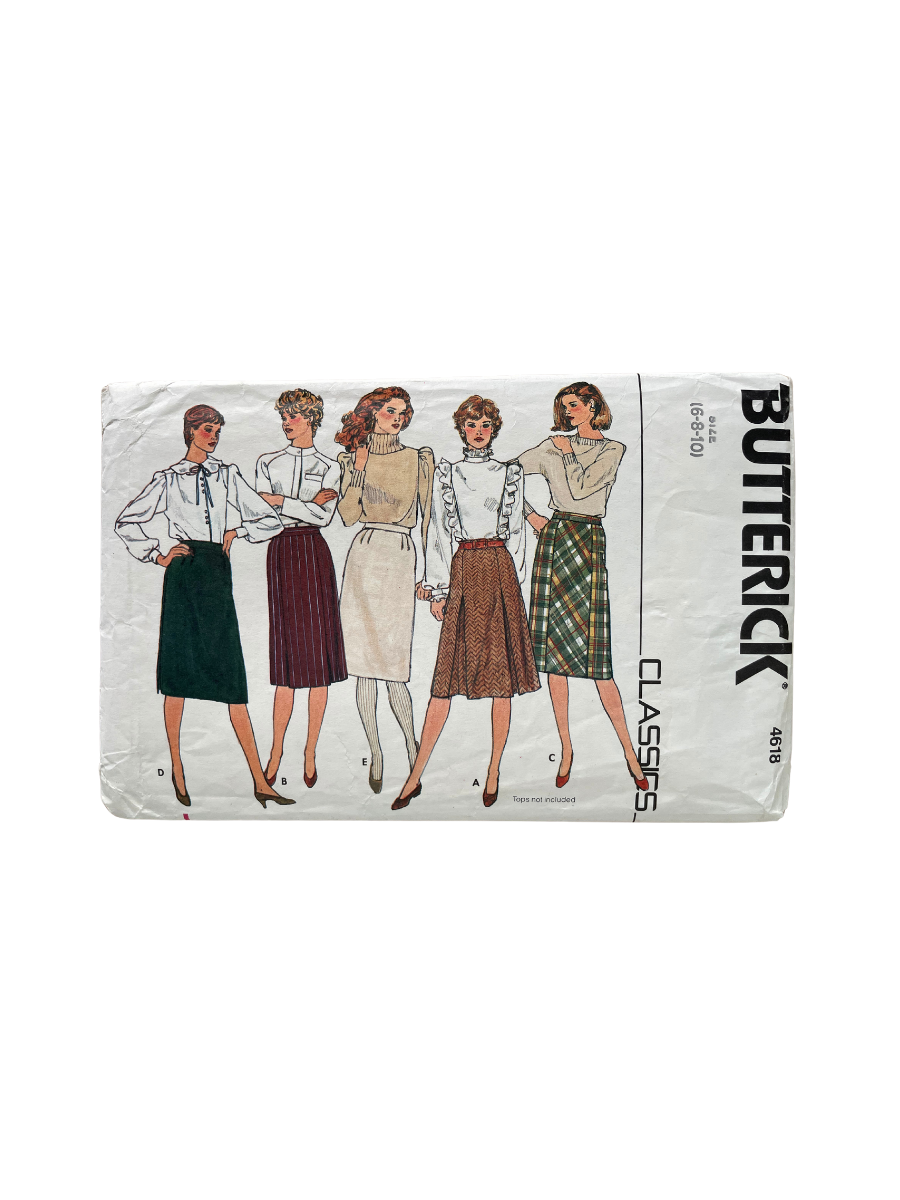 Butterick 4618 Womens Size 2-6 Skirt