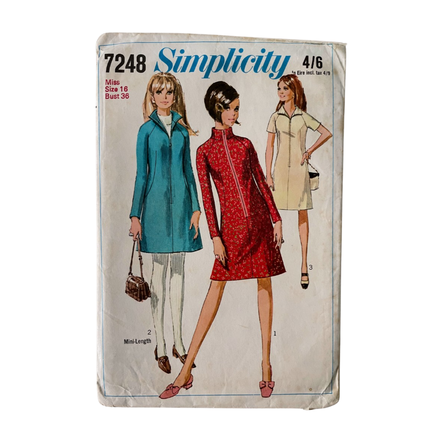 Simplicity 7248 Womens Size 12 Dress