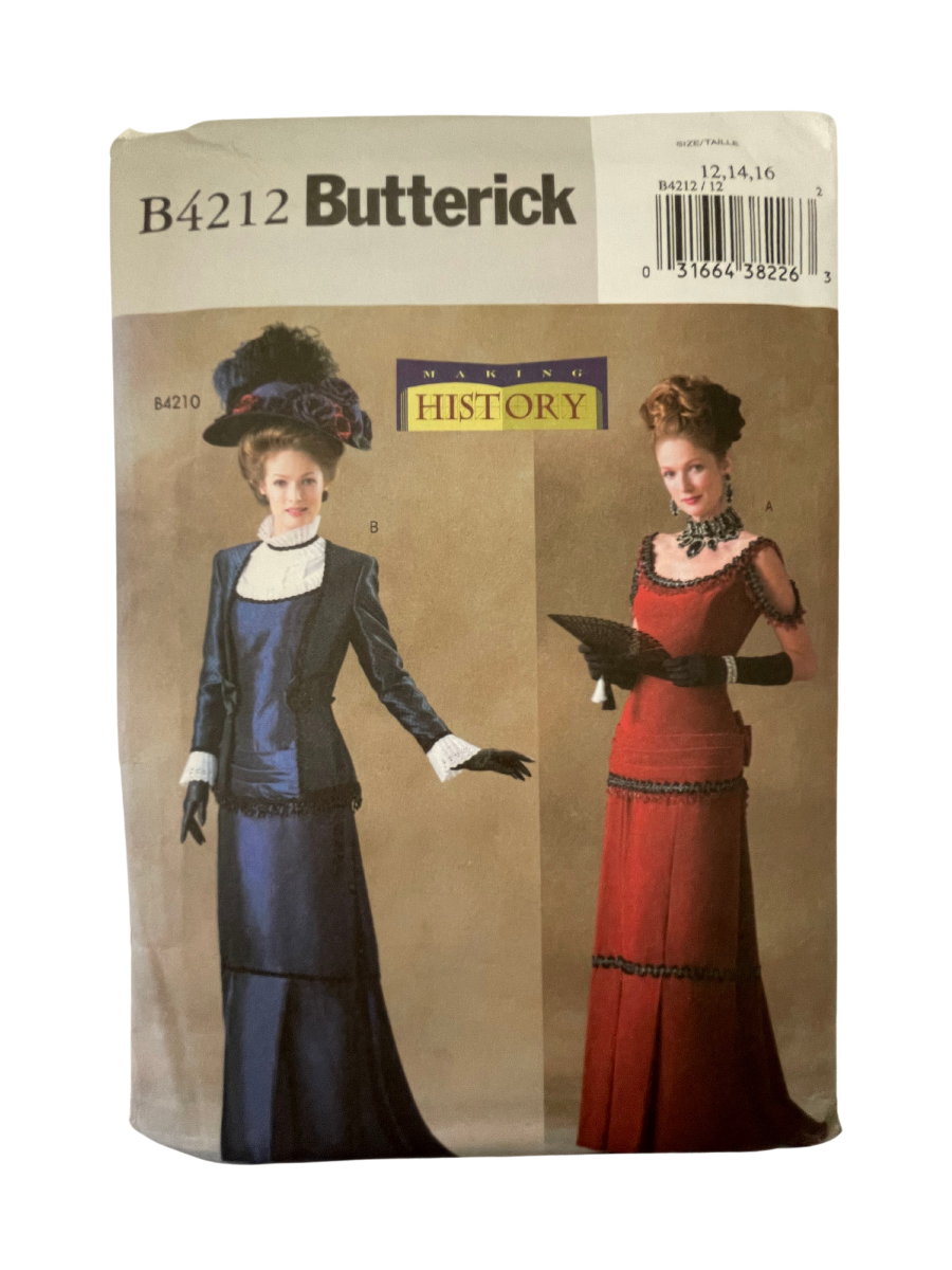 Butterick B4212 Womens Size 12-16 Victorian Costume FF