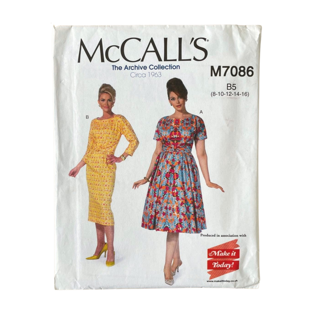 McCalls Womens Size 6-14 Dress FF