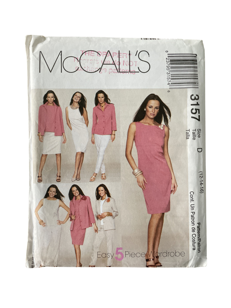 McCall’s 3157 Womens Size 12-16 Dress Trousers Jacket *