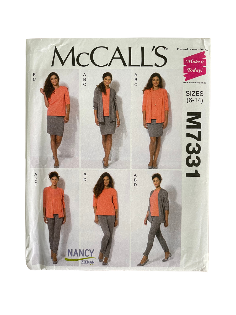 McCalls M7331 Womens Size 6-14 Jacket Top Skirt Trousers FF *