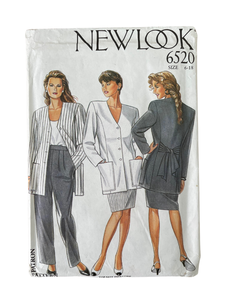 New Look 6520 Womens Size 6-18 Jacket Skirt Trousers