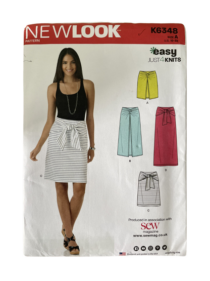 New Look K6348 Womens Size 36-48 EU Skirt *