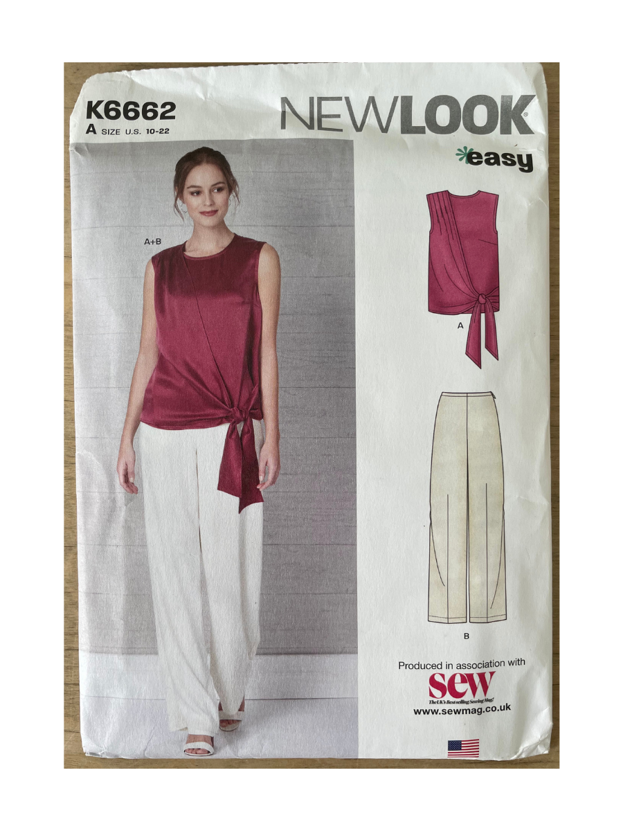 New Look K6662 Womens Size 8-20 Top Trousers FF