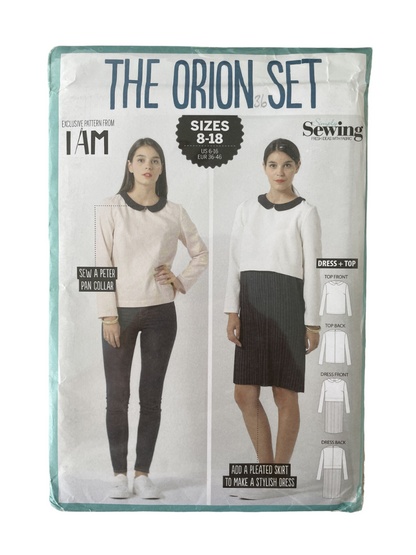 Simply Sewing The Orion Set Womens Size 8-18 Top Dress FF