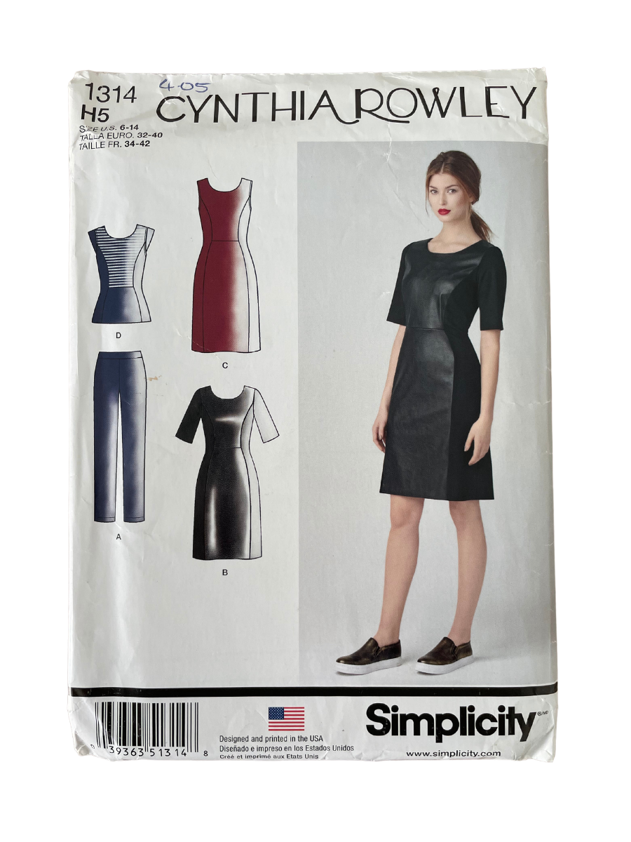 Simplicity 1314 Womens Size 6-14 Dress Trousers Top FF