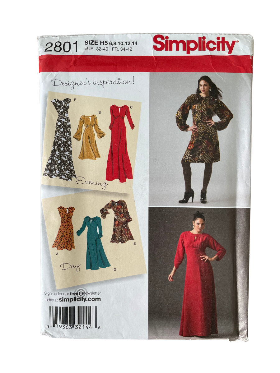 Simplicity 2801 Womens Size 8-16 Dress Jacket Trousers FF