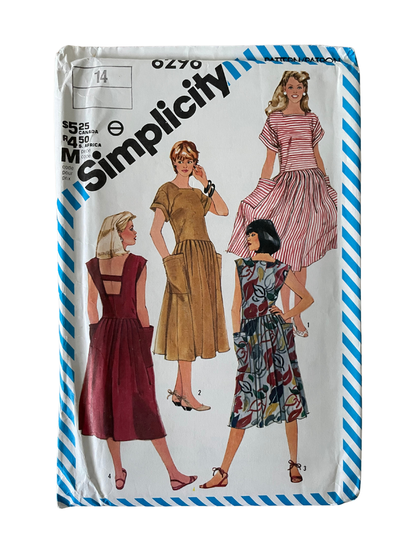 Simplicity 6296 Womens Size 12 Dress FF