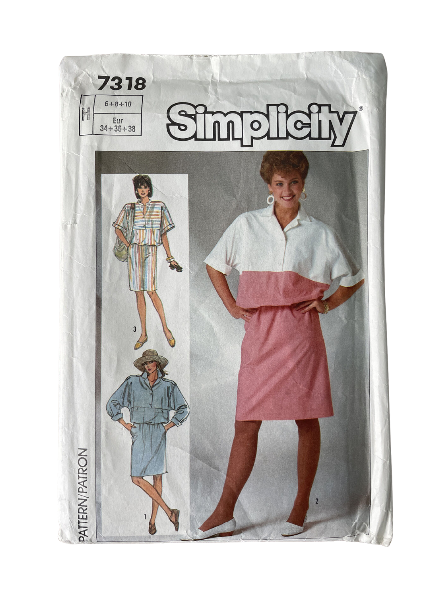 Simplicity 7318 Womens Size 6-10 Dress FF *