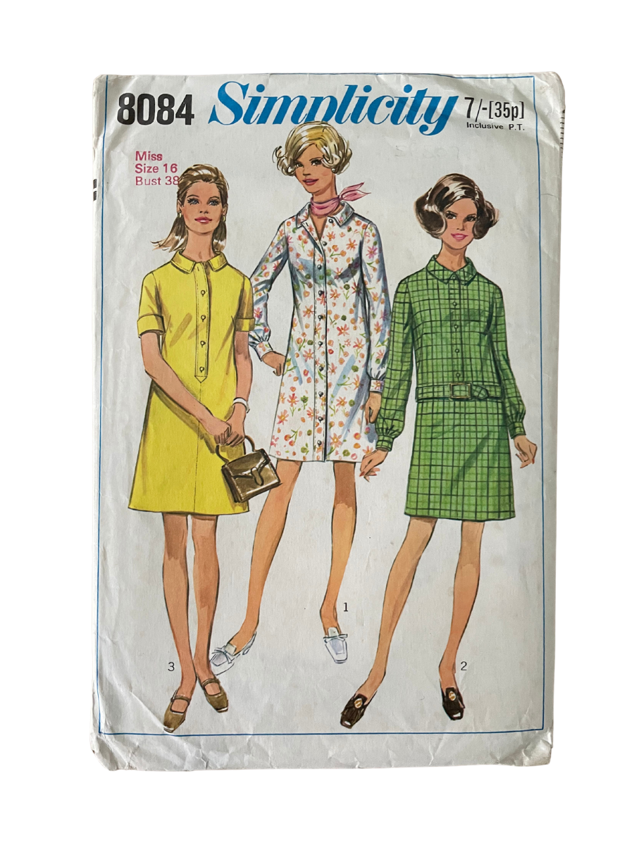 Simplicity 8084 Women’s Size 16 Dress *