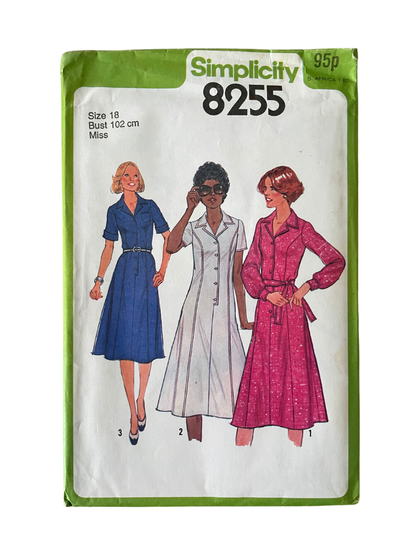 Simplicity 8255 Womens Size 16 Dress FF