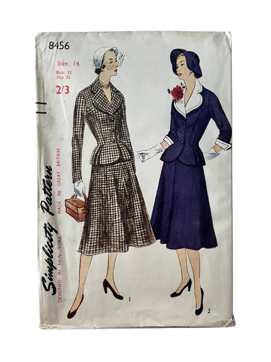 Simplicity 8456 Womens Size 6-8 Jacket Skirt FF