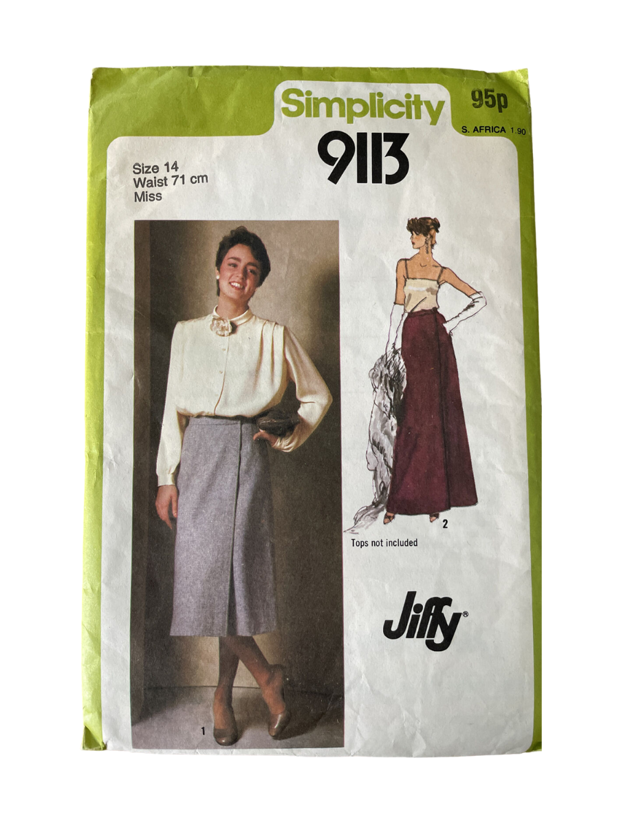 Simplicity 9113 Womens Size 14 Skirt *