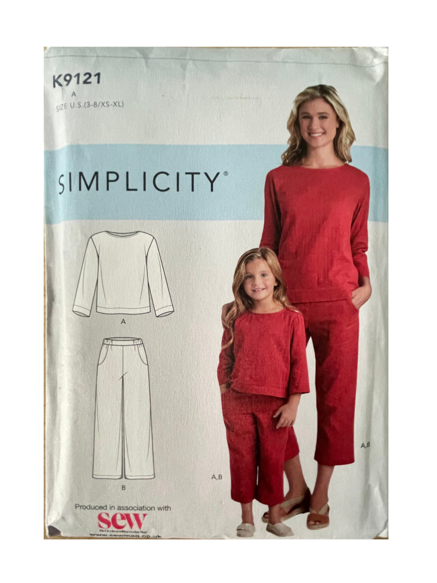 Simplicity K9121 Womens Child Size 3-8 Top Trousers FF