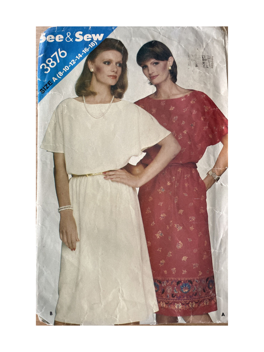 See &amp; Sew 3876 Womens Size 8-12 Dress *