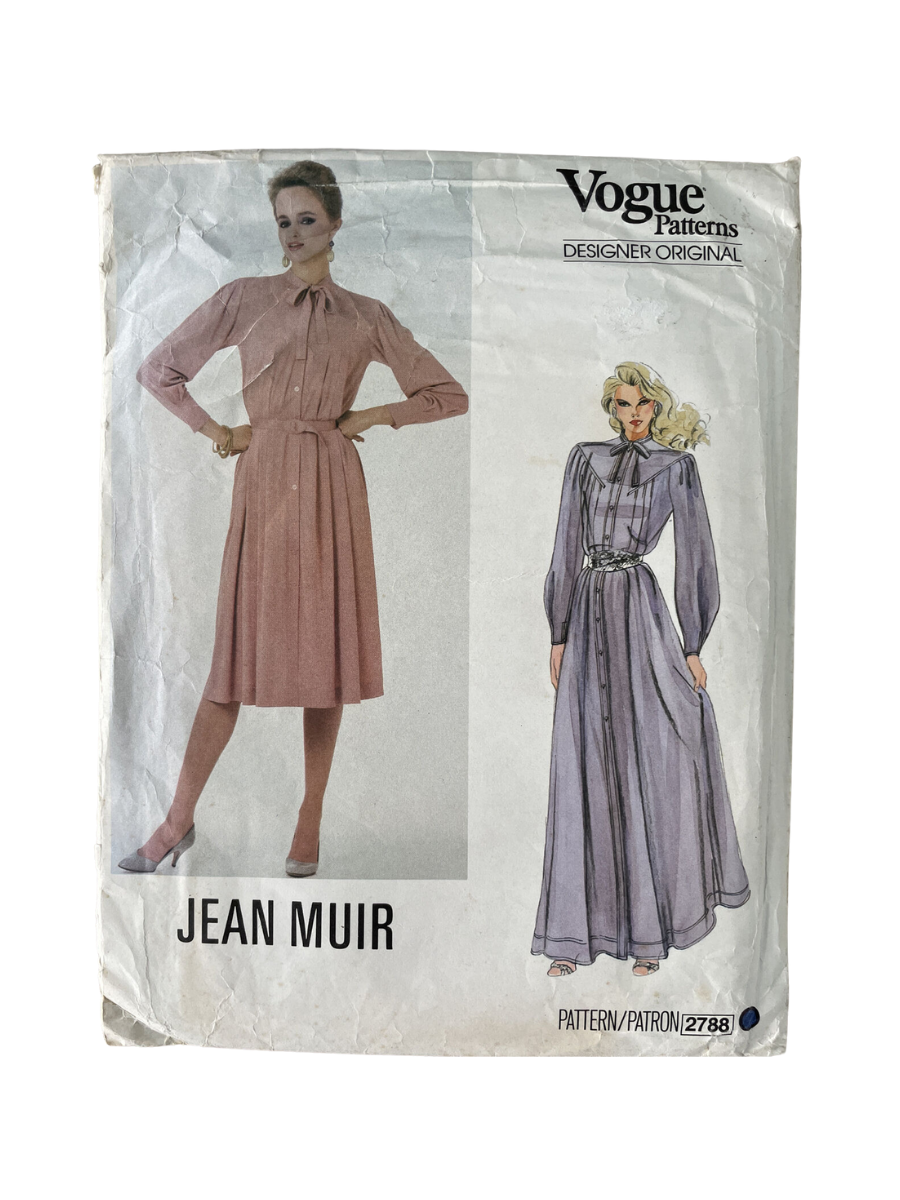 Vogue 2788 Womens Size 14 Dress Jean Muir FF