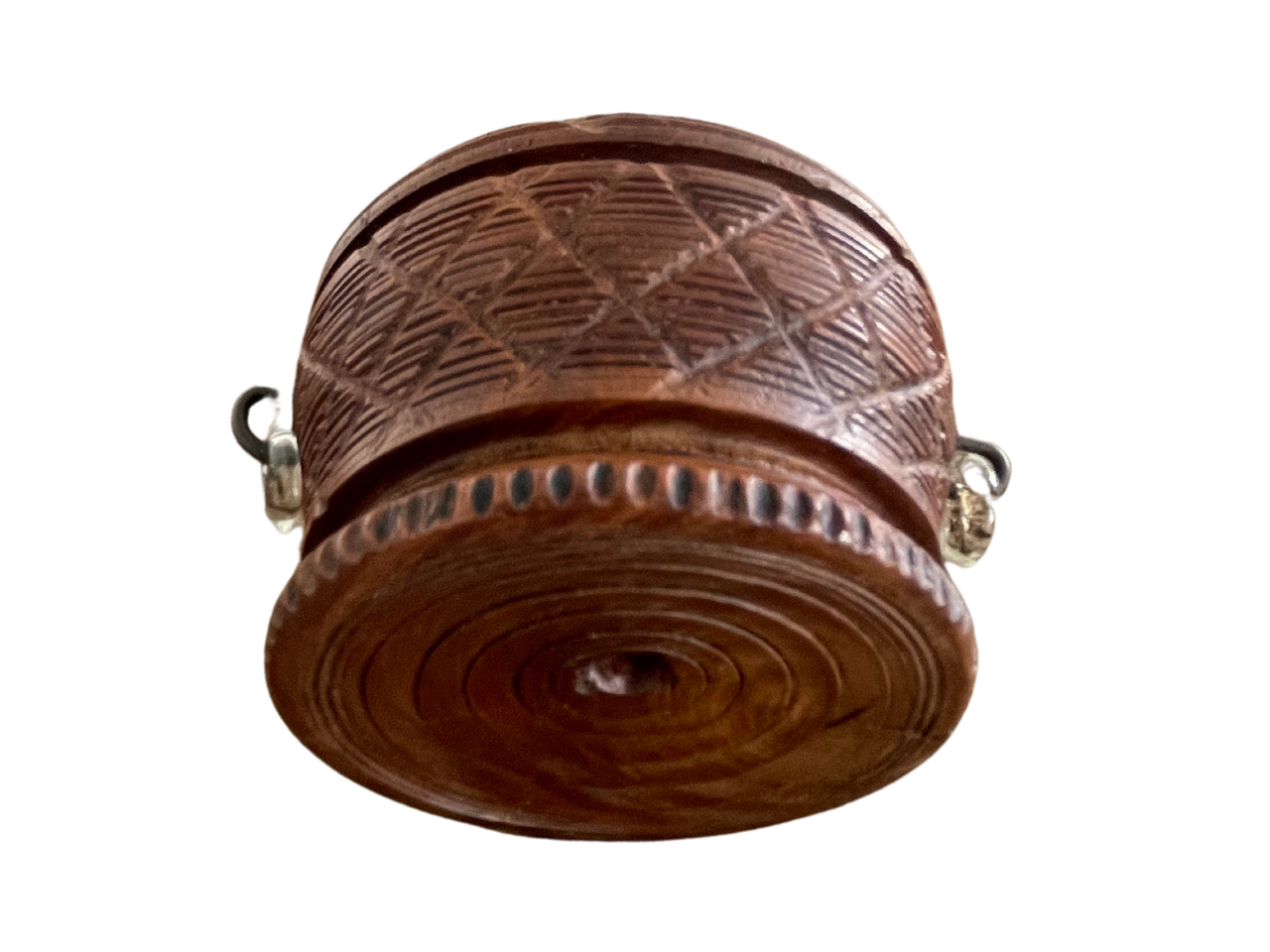 Exquisite 19th Century Carved Treen Pin Cushion